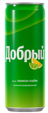 Добрый лимон-лайм 0,33л